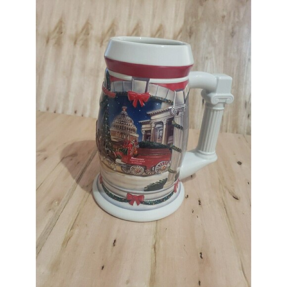 2001 Budweiser Holiday At The Capital Stein Mug in Box EUC - Picture 7 of 7